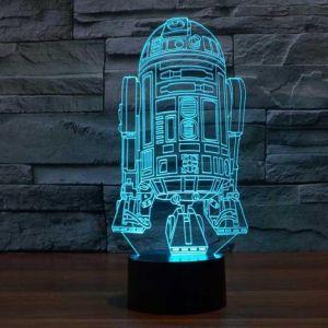 Светодиодный светильник 3D "R2D2"