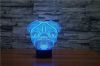 Сенсорный светильник 3D "Мопс"