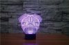 Сенсорный светильник 3D "Мопс"
