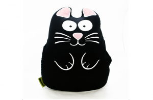 Ручной черный кот - муфта