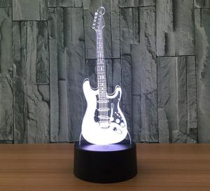 3D светильник, ночник "Гитара"