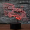 3D світильник, нічник "Паровозик"