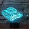 3D світильник, нічник "Танк"