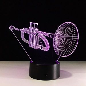 3D светильник, ночник "Труба"