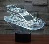 3D світильник, нічник "Яхта"