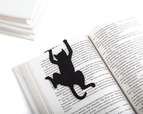Закладка для книг "Library cat"