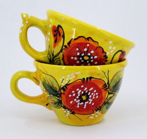 Чашка керамическая 0.5л. (018) (ручная работа)