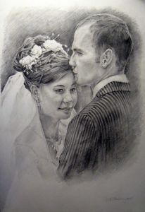 Парный портрет по портрет по фотографии А3