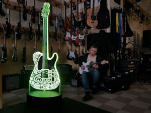 Сенсорный светильник 3D "Электрогитара"