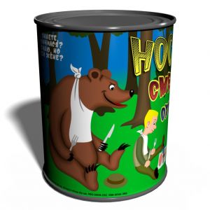 Носки в консервной банке "Смелого охотника"