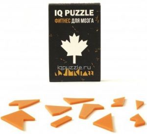 Головоломка IQ Puzzle "Кленовый лист"