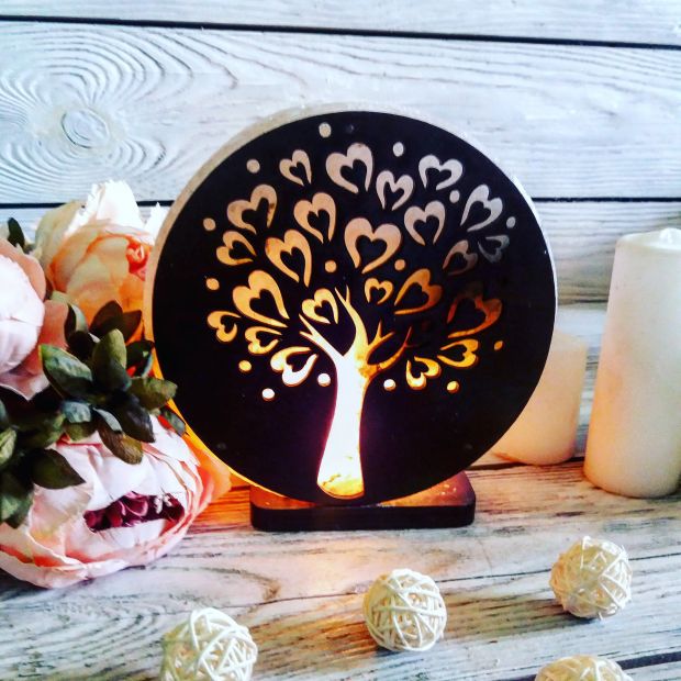 Cоляной светильник "Дерево любви"