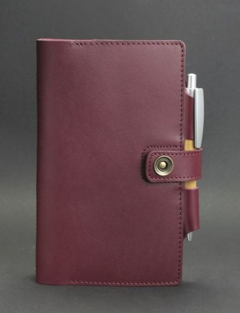 Софт-бук кожаный "Виноград"