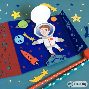 Механическая открытка - сюрприз "Слови свою звезду"