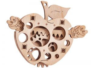 3D-пазл механический "Вудик яблоко"