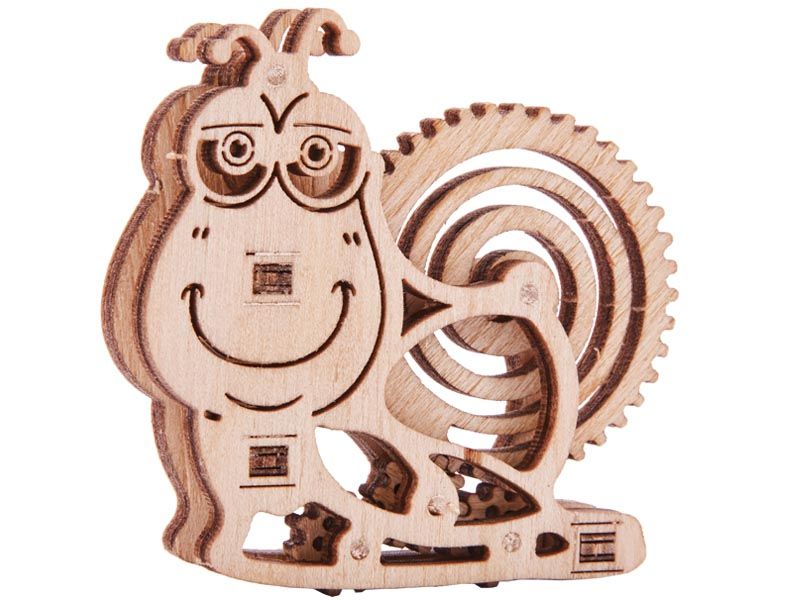 3D-пазл механический "Вудик улитка"