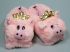 Тапочки домашние "Царь свинка" (розовая)