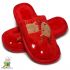 Тапочки домашние "Олени". красные 36р.