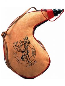 Кожаная фляга. Бурдюк в форме почки