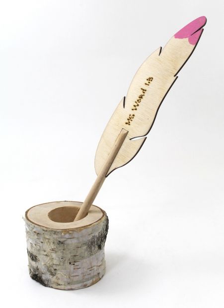 Ручка-перо сувенирная "Microsoft Word 1.3"