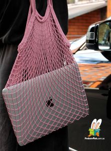 Авоська, эко-сумка для всего, розовая