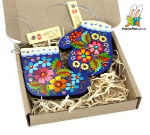 Набор елочных игрушек ручной работы с Вашим лого