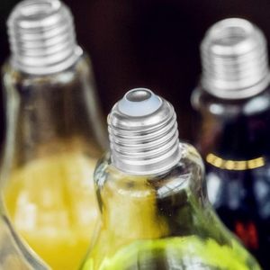 Коктейльный стакан - лампочка  "Светлая личность" 200 мл