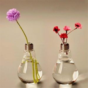 Бутылка Лампочка, емкость для декора 200 мл