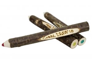 Набор деревянных карандашей "Corel Draw 1.0" (3шт)