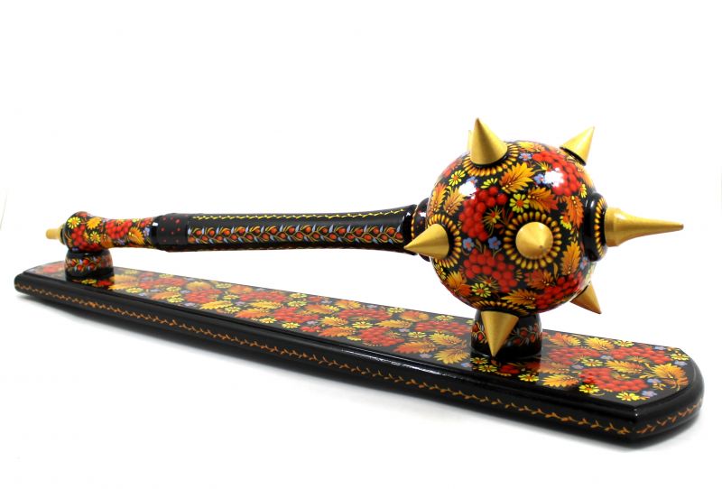 Булава с Петриковской росписью. 50 см 
