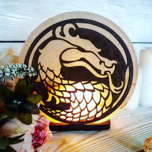 Cоляной светильник "Дракон" 3-4кг