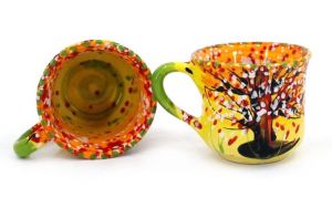 Чашка для кофе керамическая 0.1 л, (17)