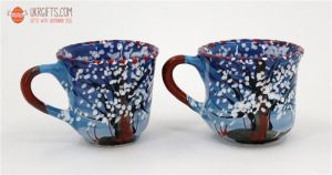 Набор чашек для влюбленных  "Кофе вдвоем", зима-весна