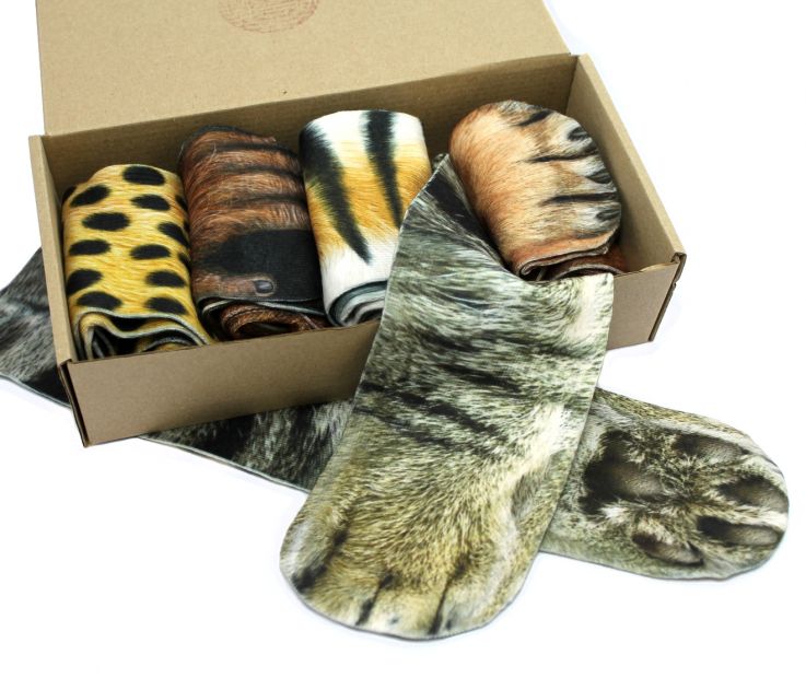 Набор носков-лап "Основной инстинкт"