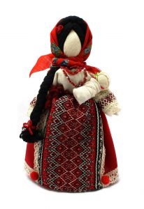 Авторская кукла-мотанка с младенцем "Ганна"