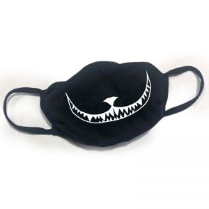 Прикольная защитная маска для лица "Улыбка чеширского кота"