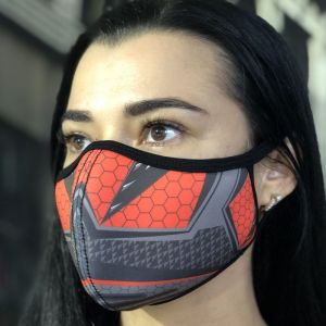 Маска защитная " Sport Reflex "красная