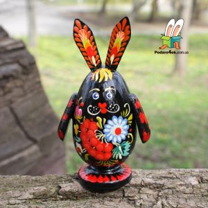 Пасхальный декор " Зайчик-яйцо" (04)