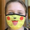 Прикольная защитная маска " Пикачу"
