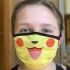 Прикольна захисна маска "Пікачу"
