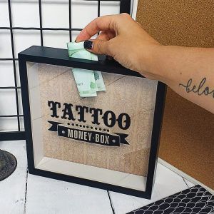 Копилка для купюр "для денег Tatoo"