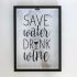 Скарбничка для винних пробок "Save water drink wine"