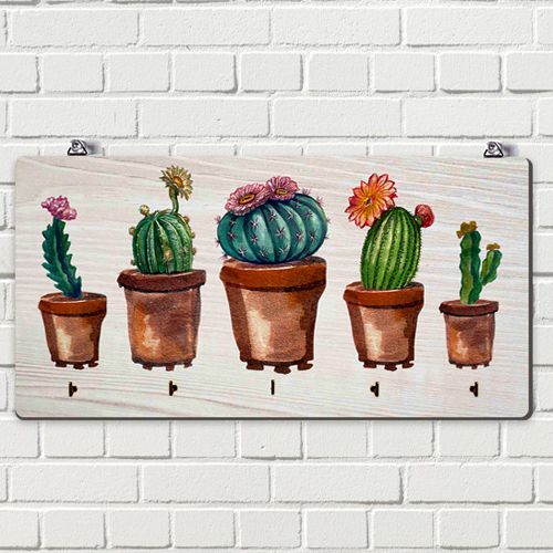 Ключница настеная "Кактусы"