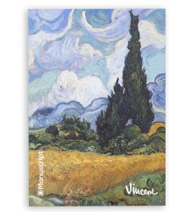 Скетчбук для зарисовок   "Дорога с кипарисом и зведой" Винсент ван Гог