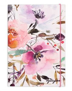 Скетчбукдля зарисовок "Акверельные цветы" плюс