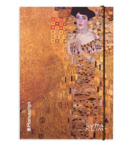 Оригинальный скетчбук "Золото Климта" -портрет Адель Блох-Бауэр,поцелуй. плюс