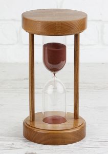 Интерьерные песочные часы, 50 мин.(орех)