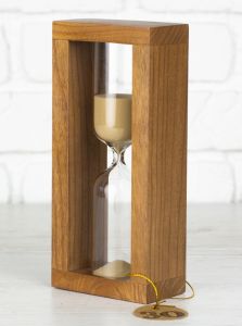 Оригинальные песочные часы, 30 мин. (бежево-кофейные)