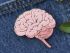 Деревянный значок "Мозг"
