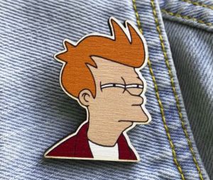 Значок из дерева "Фрай"